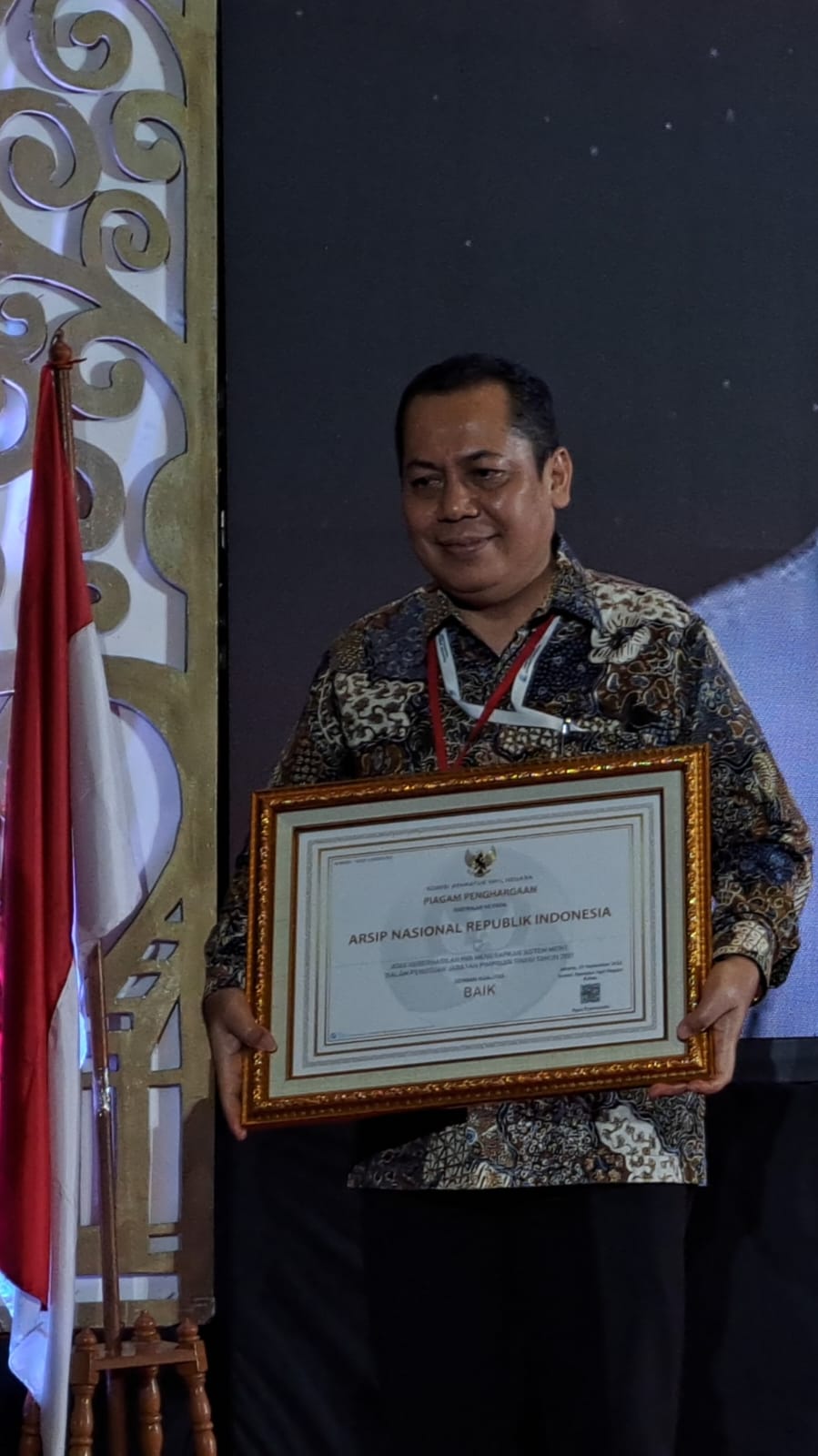ANRI Raih Penghargaan  Kategori Baik pada Anugerah Kualitas Pengisian Jabatan Pimpinan Tinggi Tahun 2021