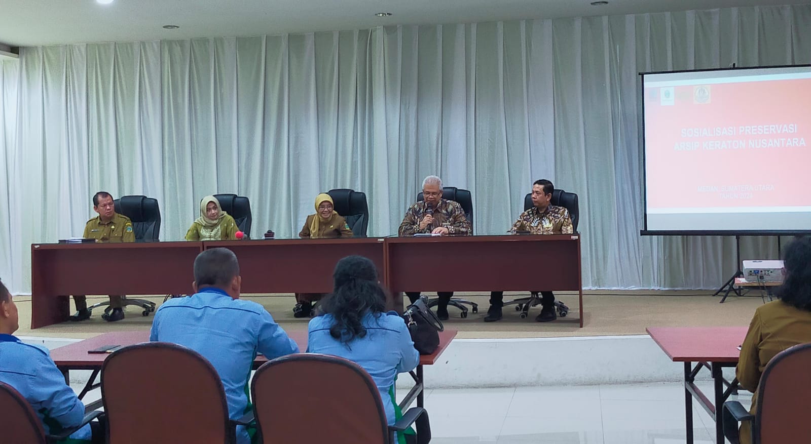 Lindungi Budaya Bangsa, Direktorat Preservasi Lakukan Sosialisasi Preservasi Arsip Keraton di Medan
