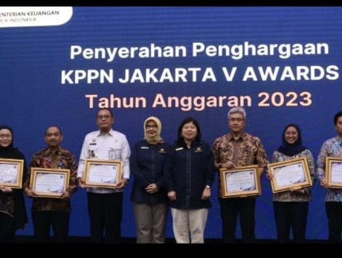 Pusat Jasa Kearsipan Terima Penghargaan KPPN Jakarta V Awards