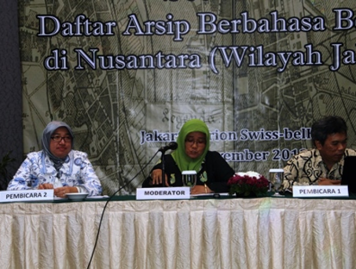 Direktorat Pengolan Arsip Laksanakan Sosialisasi Daftar Arsip Berbahasa Belanda di Nusantara (Wilay