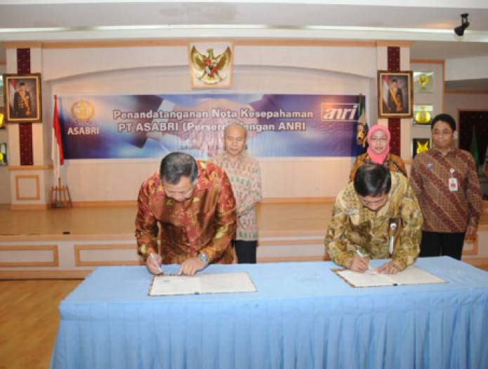Serius Laksanakan Pembinaan Kearsipan, PT. ASABRI (Persero) dan ANRI tandatangani Nota Kesepahaman