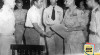 Foto Letkol Alex Kawilarang (Komandan Brigade II pada 1945-1948) berjabat tangan dengan Kolonel Thomson dalam rangka Gencatan Senjata antara RI dengan Belanda di Cianjur, Jawa Barat.  4 Februari 1948.  Sumber : ANRI. IPPHOS 1945-1950 No. 739.