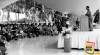 Foto suasana saat Samudra Beach Hotel di Pelabuhan Ratu, Sukabumi, Jawa Barat diresmikan pada 15 Februari 1966 oleh Wakil Perdana Menteri III Dr. J. Leimena.