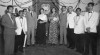 Foto pejabat Kementerian Luar Negeri berfoto bersama saat Dies Natalis ke-1 Akademi Dinas Luar Negeri (ADLN). 19 Desember 1950.