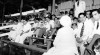 Arsip Inventaris Kementerian Penerangan Wilayah Jakarta 1952, Duta Besar India, Dr. Bhagawat Dayal sedang berpidato dalam acara peringatan hari ulang tahun ke-2 Republik India di Lapangan Hercules. 26 Januari 1952.