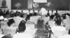 Arsip koleksi Inventaris Kementerian Penerangan Wilayah Jakarta Tahun 1951, Kongres/Muktamar Masyumi. Ketua dewan pimpinan Moh. Natsir sedang berpidato dalam Muktamar Masyumi di Gedung Pertemuan Umum Djakarta. 27 Januari 1951.