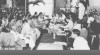 Suasana pertemuan Masyarakat Suku Batak di Gedung Adhuc (sekarang Gedung Bappenas) Jakarta, dalam rangka memeringati wafatnya pahlawan dari Tapanuli, Sisingamangaraja XII pada 7 April 1953.