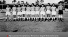 Pemain kesebelasan Persatuan Sepak Bola Indonesia Bandung (Persib) berfoto bersama sebelum bertanding melawan kesebelasan Salzburg dari Austria di lapangan Stadion Ikatan Atletik Djakarta (Ikada). 29 Juni 1955