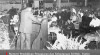 Foto Menteri Pendidikan Pengajaran & Kebudayaan, Moh. Yamin, memberi sambutan pada peringatan HUT ke-8 PGRI di Gedung Pertemuan Umum. Hadir pada acara tersebut Fatmawati, Presiden Sukarno dan Ketua DPRI Mr. Sartono. 25 November 1953.