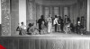 Foto Pertunjukan Seni Ketoprak Mataram dengan judul Arya Penangsang pada tanggal 29 Februari 1952.