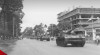 Foto tank-tank milik Angkatan Bersenjata saat melintasi Jalan Merdeka Barat, Jakarta. 12 Maret 1966