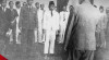 Potret saat Mohammad Abdul Mounim menyampaikan keputusan Liga Arab atas pengakuan Republik Indonesia kepada Presiden dan Wakil Presiden RI. 14 Maret 1947.